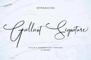 Gallant Signature Font Download