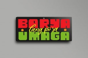 Barya lang po sa Umaga Font Download