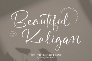 Beautiful Kaligan Script Font Font Download