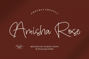 Amisha Rose Monoline Script Font Font Download
