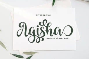 Agisha Script Font Download