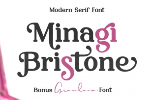 Minagi Bristone Font Download