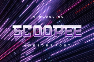 Scoopee Awesome Font Font Download