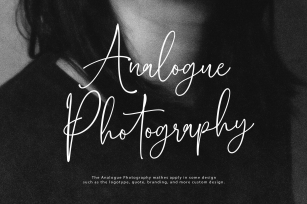 Analogue Photography Handwritten Script Font Download