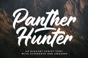 Panther Hunter Font Download