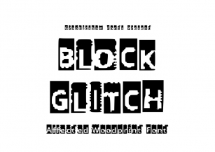 Block Glitch Font Download