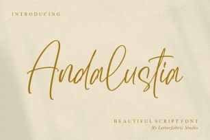 Andalustia Script Font Font Download