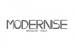 Modernise Font Download