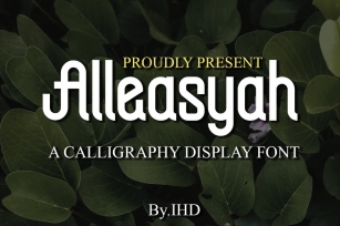 Alleasyah Calligraphy Display Font Font Download