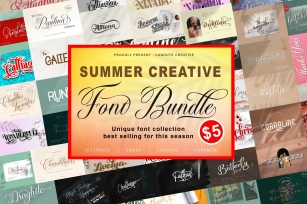 Summer Creative Bundle Font Download