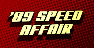 '89 Speed Affair Font Download