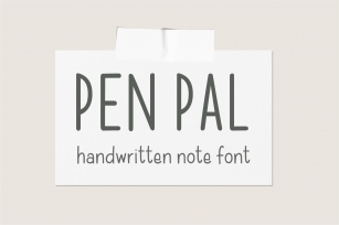Pen Pal Font Download