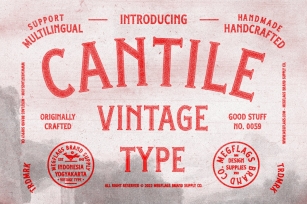 Cantile Vintage Font Download