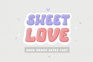 Sweetlove Hand Drawn Retro Font Download