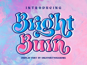 Bright Burn Font Download