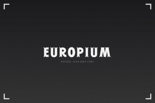 EUROPIUM Font Download