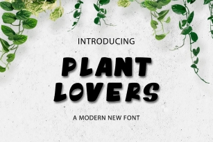 Plant Lovers Font Download