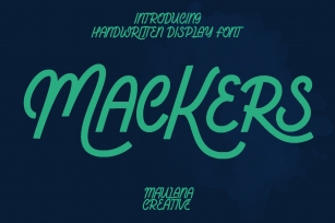 Mackers Font Download