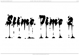 Slime Time 2 Font Download