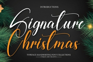 Signature Christmas Font Download