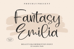 Fantasy Emilia Handwritten Font Font Download