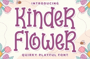 Kinder Flower Font Download