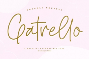 Gatrello Monoline Handwritten Font Font Download