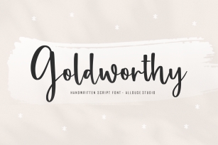 Goldworthy Font Download