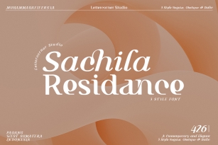 Sachila Residance Font Download