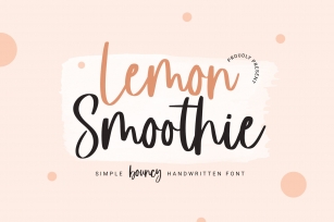 Lemon Smoothie Font Download