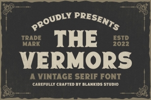 Vermors a Vintage Serif Font Font Download