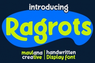 Ragrots Handwritten Display Font Font Download
