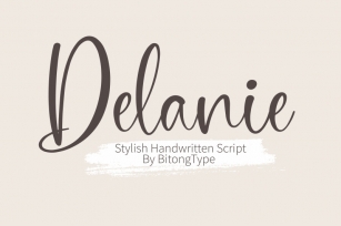 Denalie - Stylish handwritten script Font Download