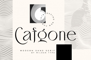 Cafgone Font Download