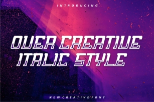 Over Creative Font Download
