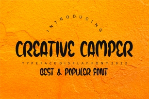 Creative Camper Font Download