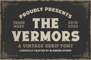 Vermors a Vintage Serif Font Download