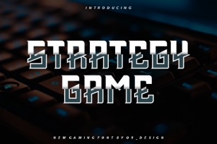Strategy Game Font Download