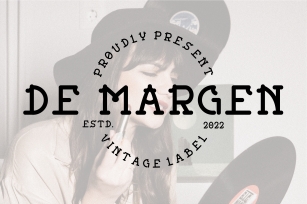 Vintage De Margen Font Download