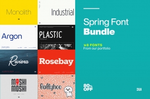 Spring Bundle • 80% Off Font Download