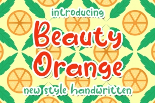 Beauty Orange Font Download