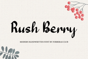 Rush Berry Font Download