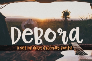 Debora is a fun font family! Font Download
