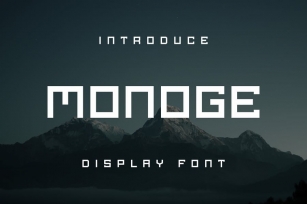 Monoge Font Font Download