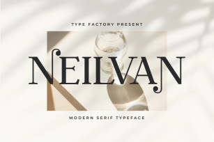 Neilvan - Modern Serif Typeface Font Download