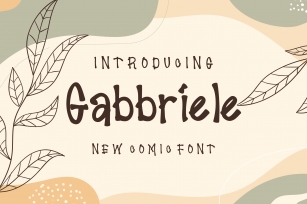 Gabbriele Font Download