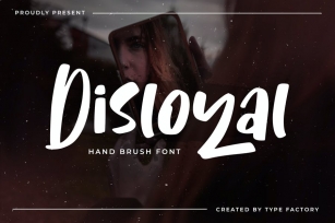 Disloyal - Hand Brush Font Font Download