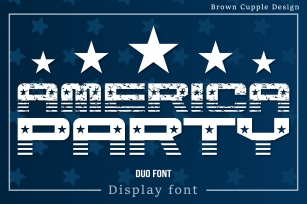 America Party Font Download