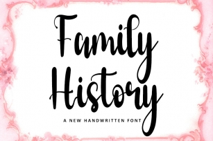 Family History Font Download
