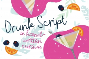 Drunk Script Font Download